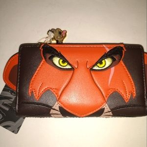 Disney Store Lion Kings Scar Wallet Brand New w/ tag